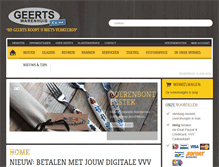 Tablet Screenshot of geertswarenhuis.nl